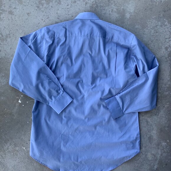 Designer Blue Givenchy Button up Button Down Collared Shirt - Picture 3 of 6